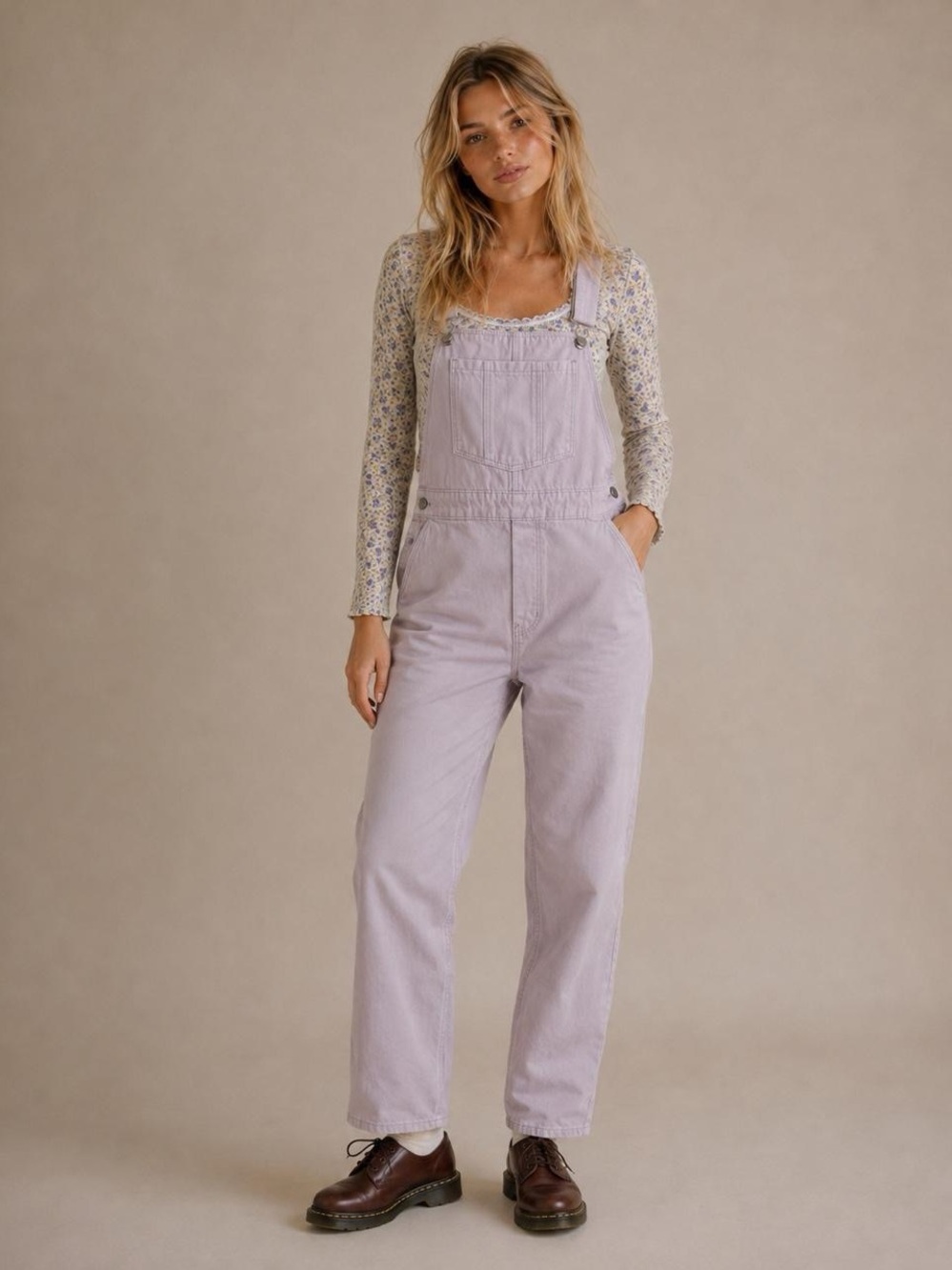 ROLLA'S Lilac Women’s Denim Overalls